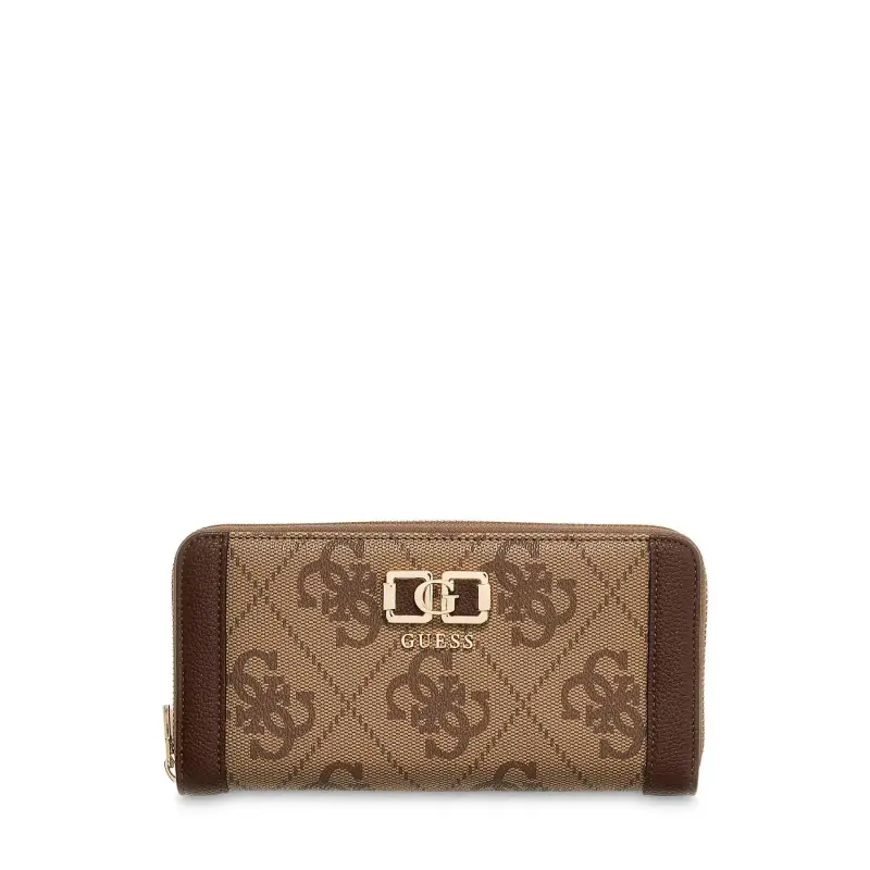 Portafoglio donna Guess Karnilla Logo SLG Large Zip Around