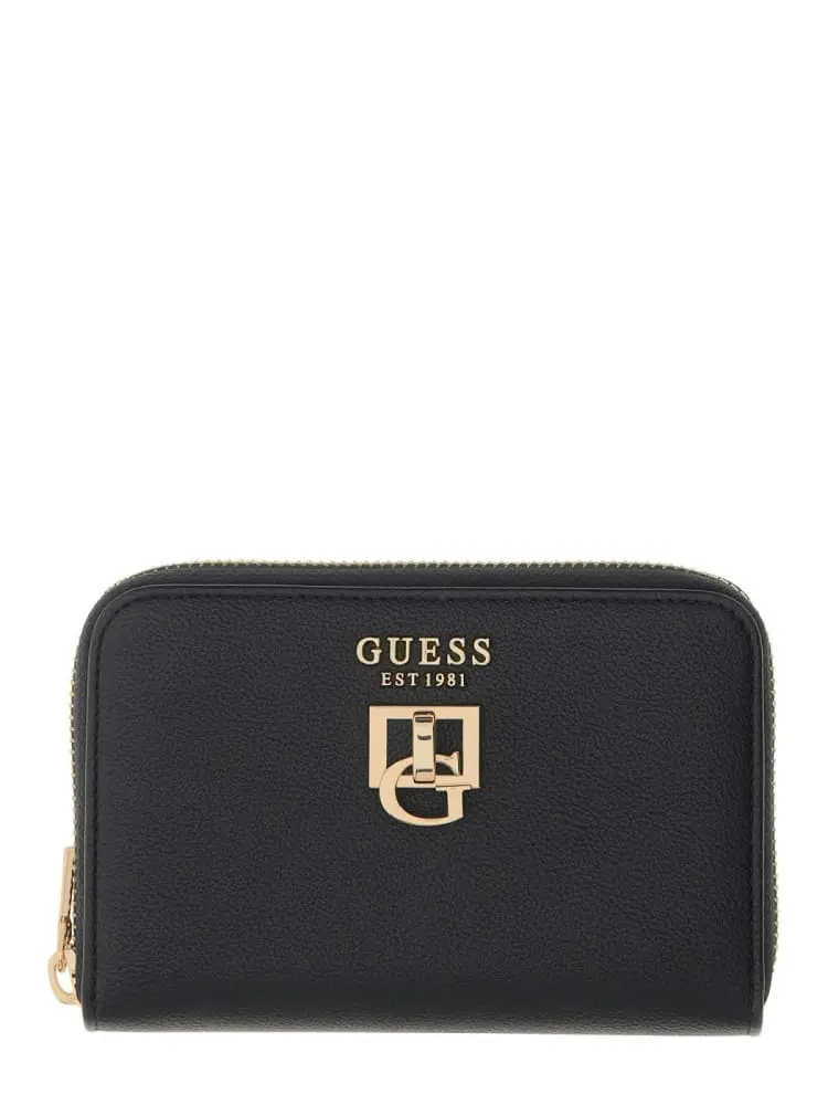 portafoglio donna zip around nero