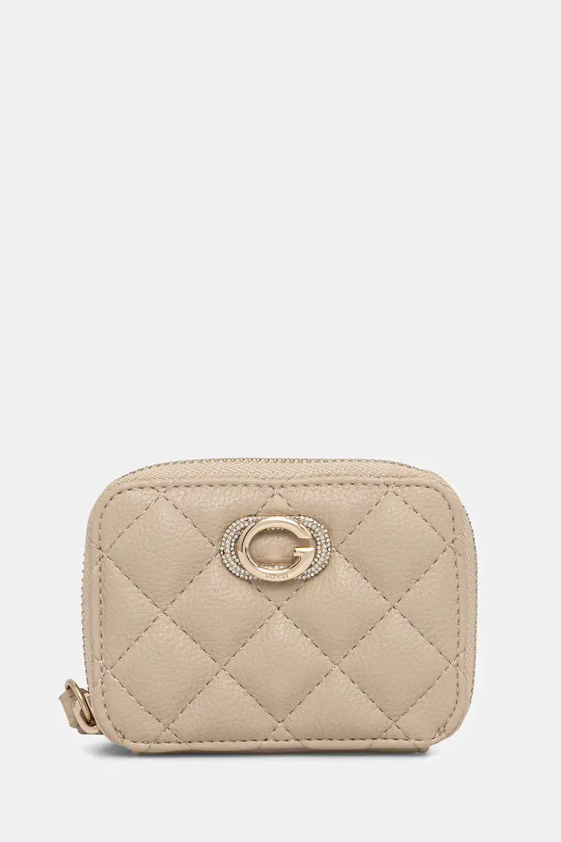 portafoglio e custodia per airpods pacco da 2 donna colore beige GFBOXW P5401 miniatura 2