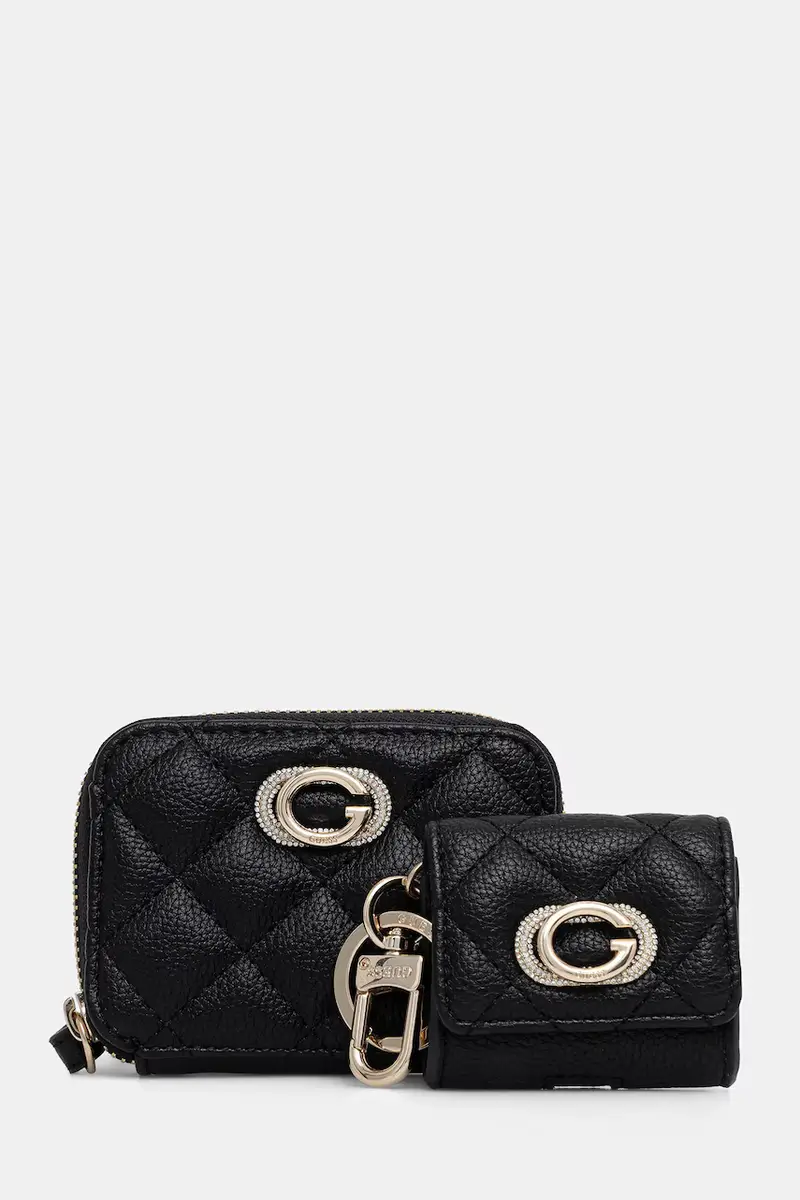 portafoglio e custodia per airpods pacco da 2 donna colore nero GFBOXW P5401