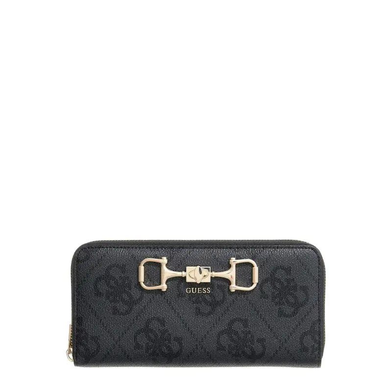 Portafoglio grande con zip donna Guess Janie Logo