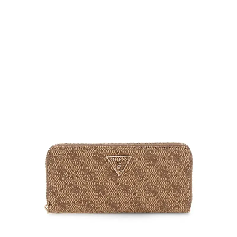 Portafoglio grande con zip donna Guess Laurell II