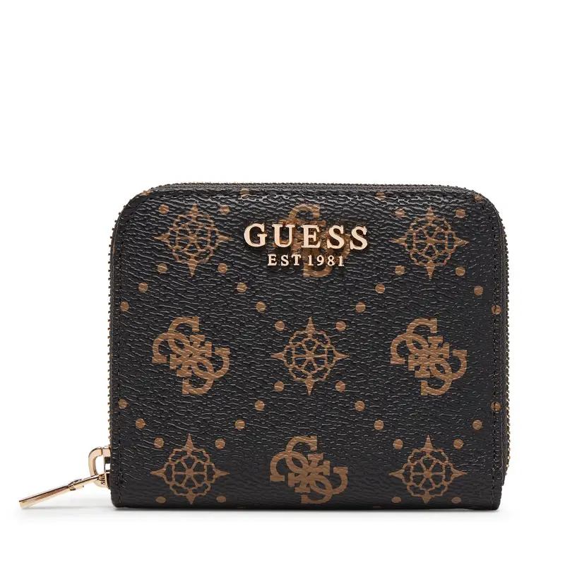 Portafoglio Guess Carrie Logo Slg SWGP98 98137 Marrone