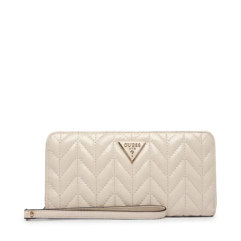 Portafoglio Guess Cheryl Slg SWTQ97 20146 Écru Écru