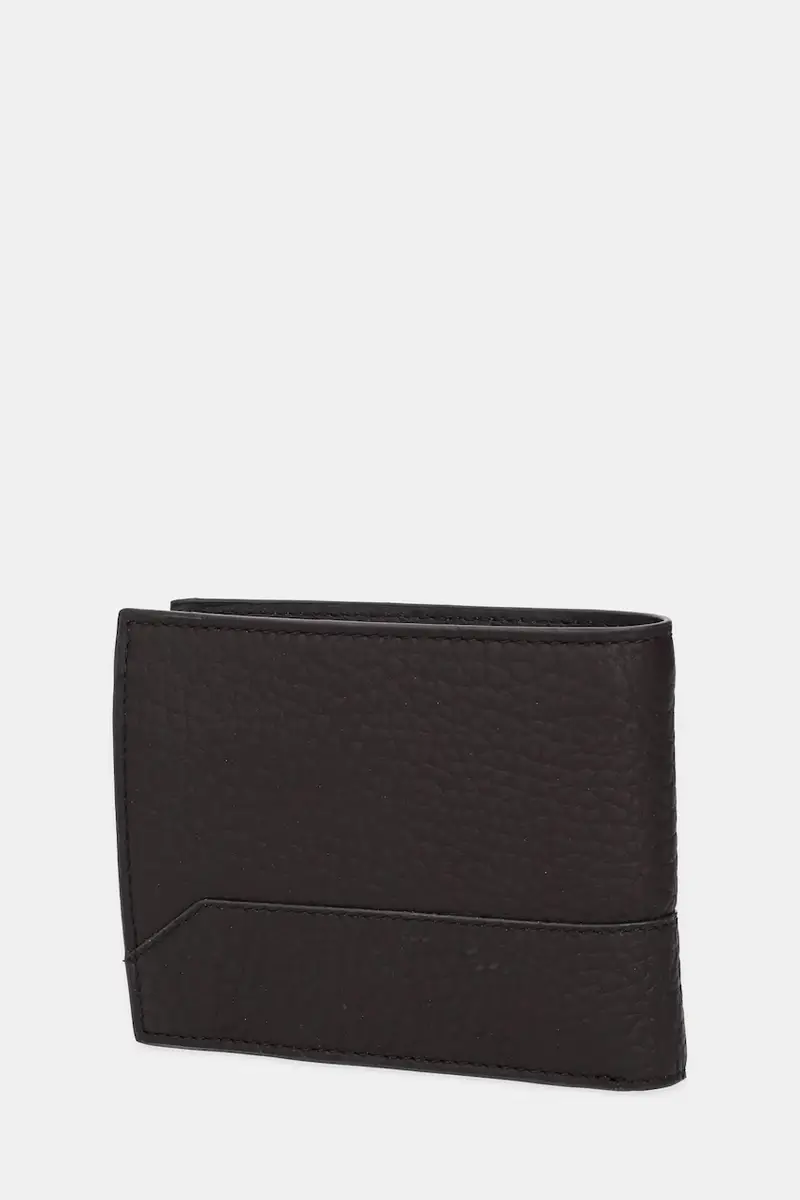 portafoglio in pelle BARCELLONA uomo colore nero SMBAGR LEA24 Marrone miniatura 2