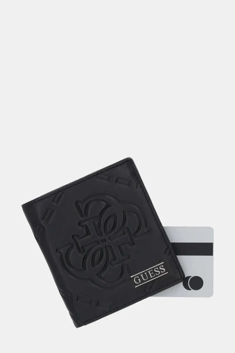 portafoglio in pelle BOSTON uomo colore nero SMBOMG LEA18 miniatura 4