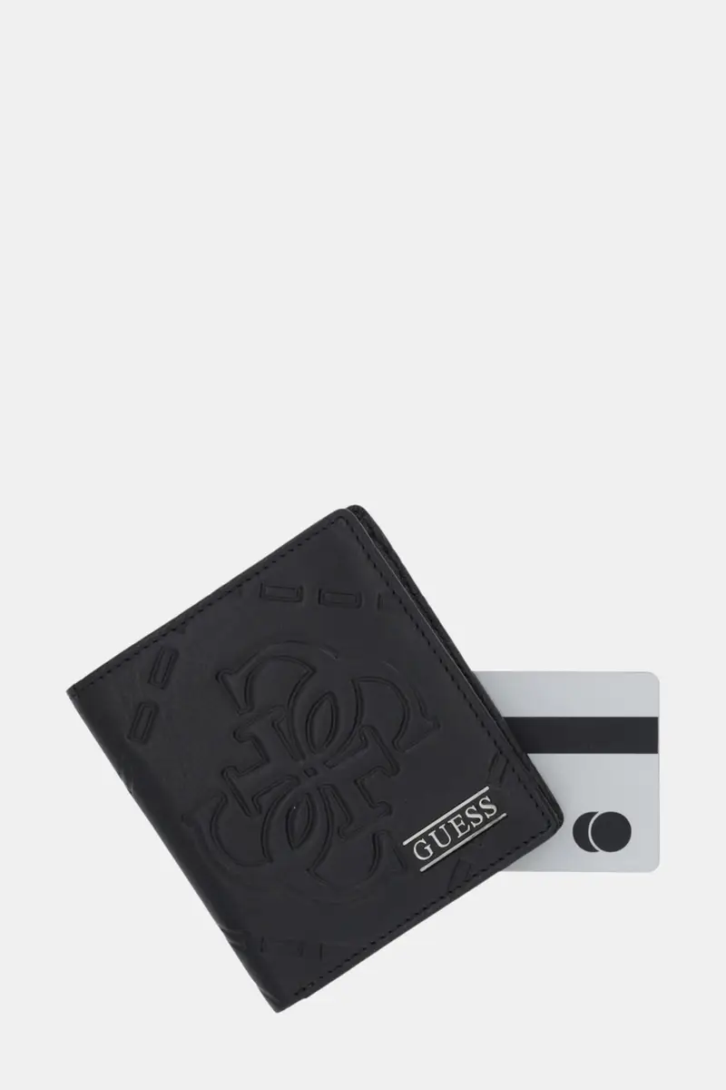 portafoglio in pelle BOSTON uomo colore nero SMBOMG LEA22 miniatura 4