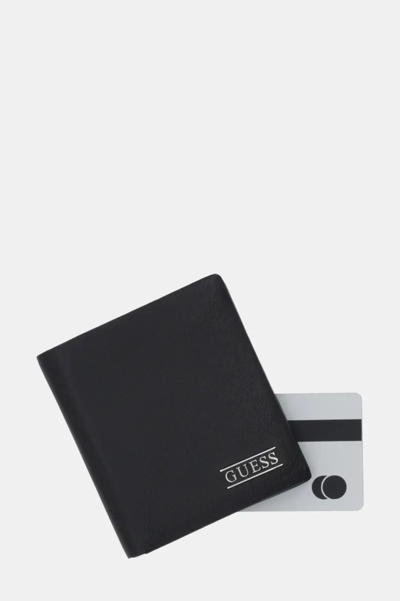 portafoglio in pelle BOSTON uomo colore nero SMNEBR LEA18 miniatura 4