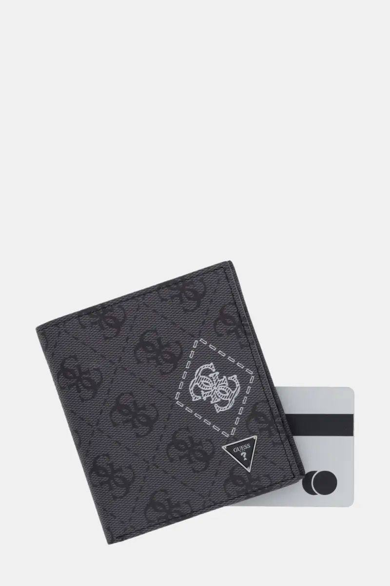 portafoglio in pelle MILANO uomo colore grigio SMMACT LEA22 miniatura 4