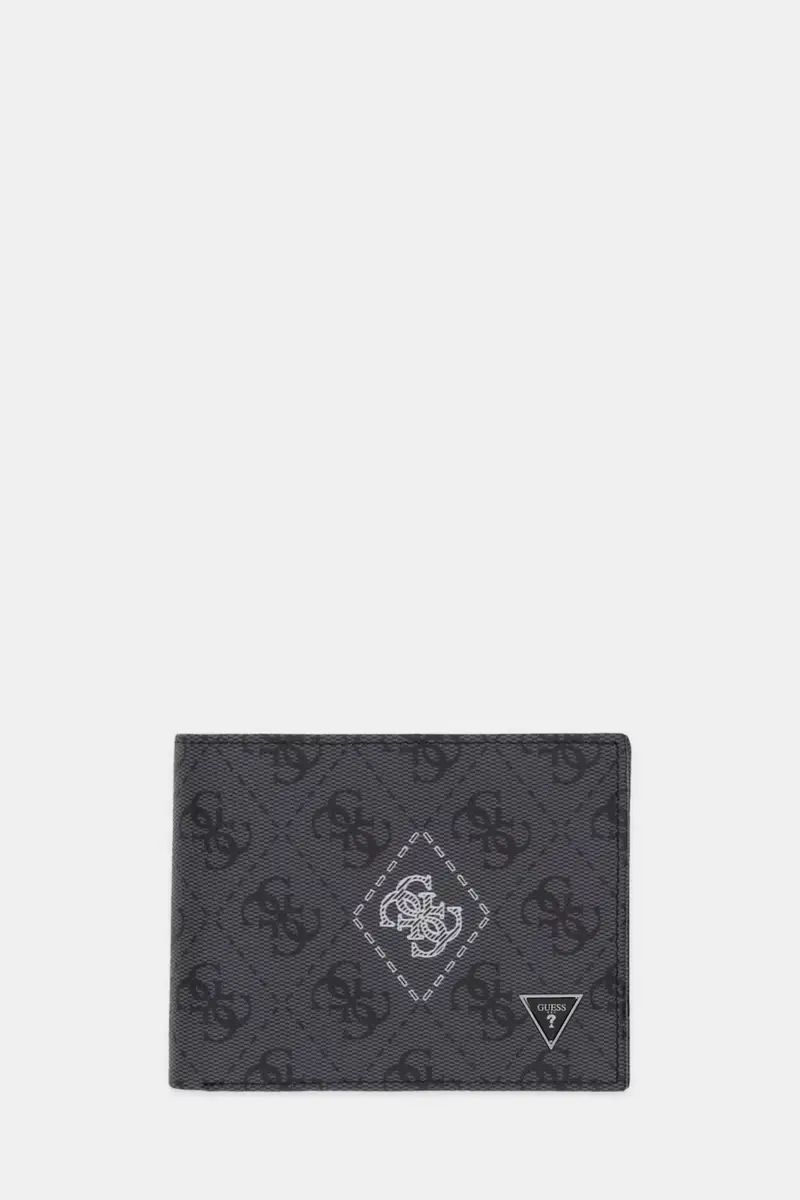 portafoglio in pelle MILANO uomo colore grigio SMMACT LEA24