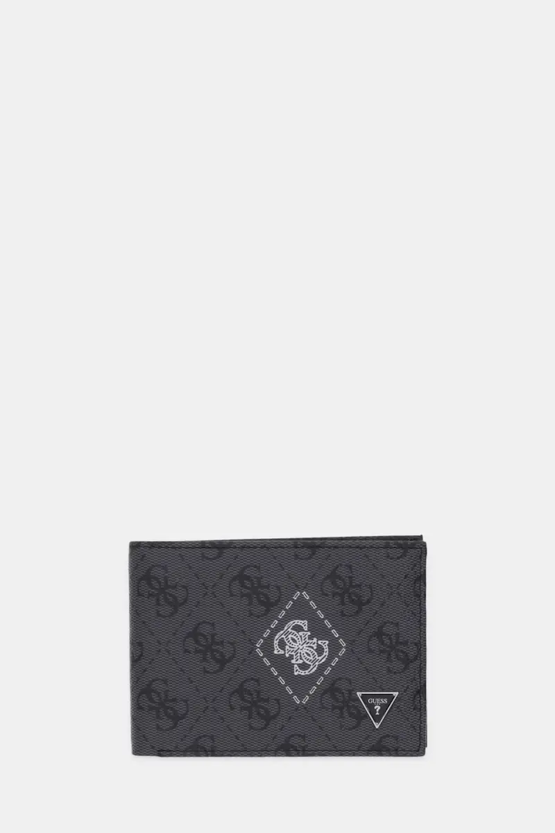 portafoglio in pelle MILANO uomo colore nero SMMACT LEA27