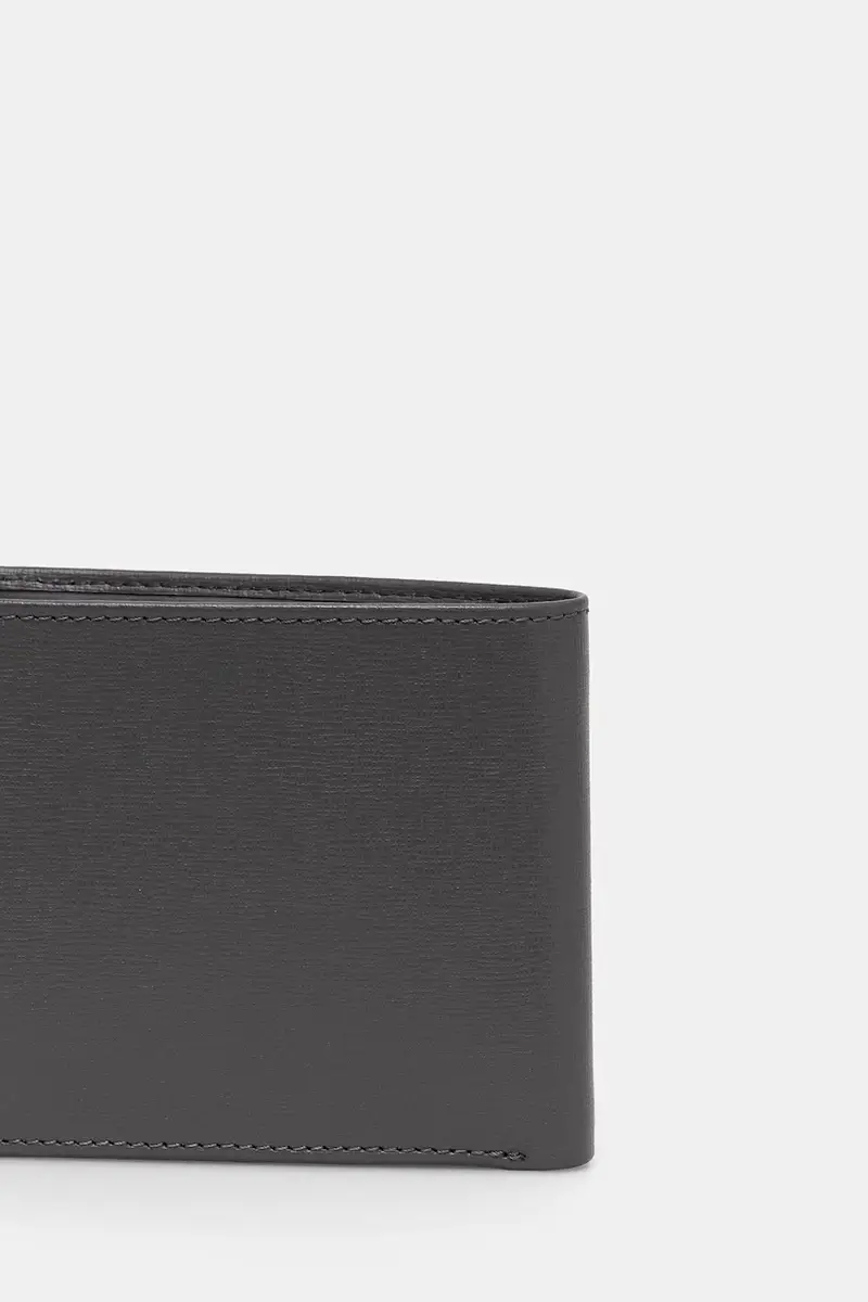 portafoglio in pelle uomo colore grigio miniatura 2