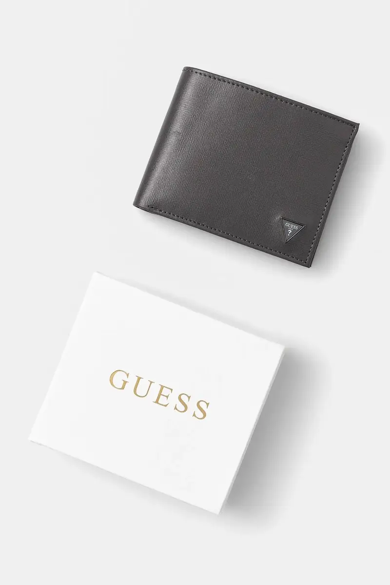 portafoglio in pelle uomo colore grigio miniatura 4