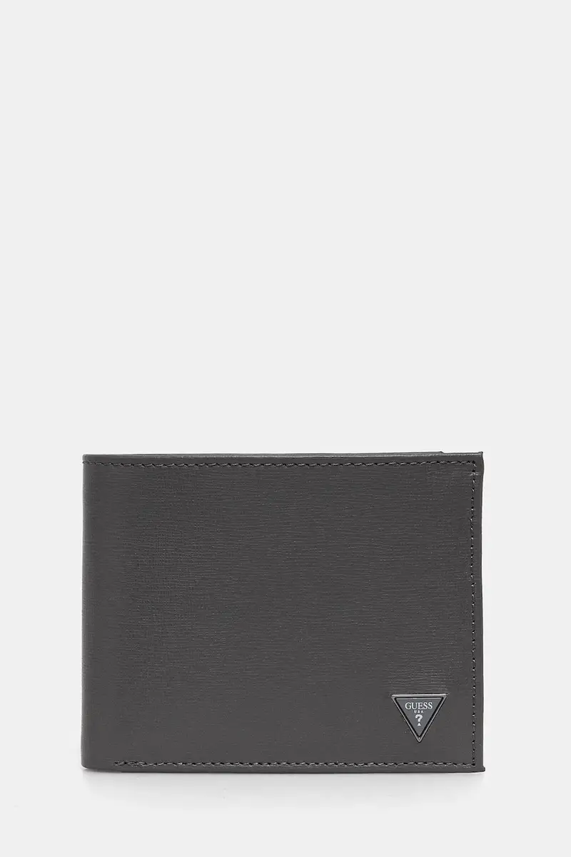 portafoglio in pelle uomo colore grigio