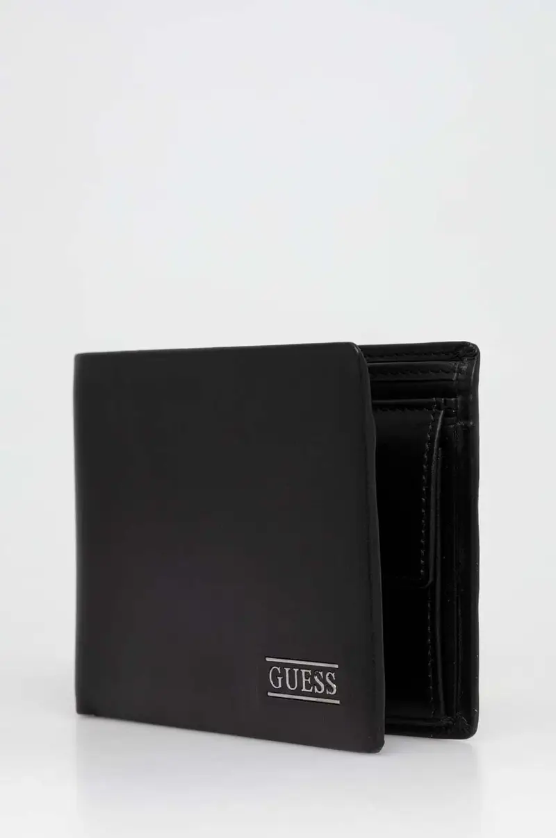 portafoglio in pelle uomo colore nero miniatura 2