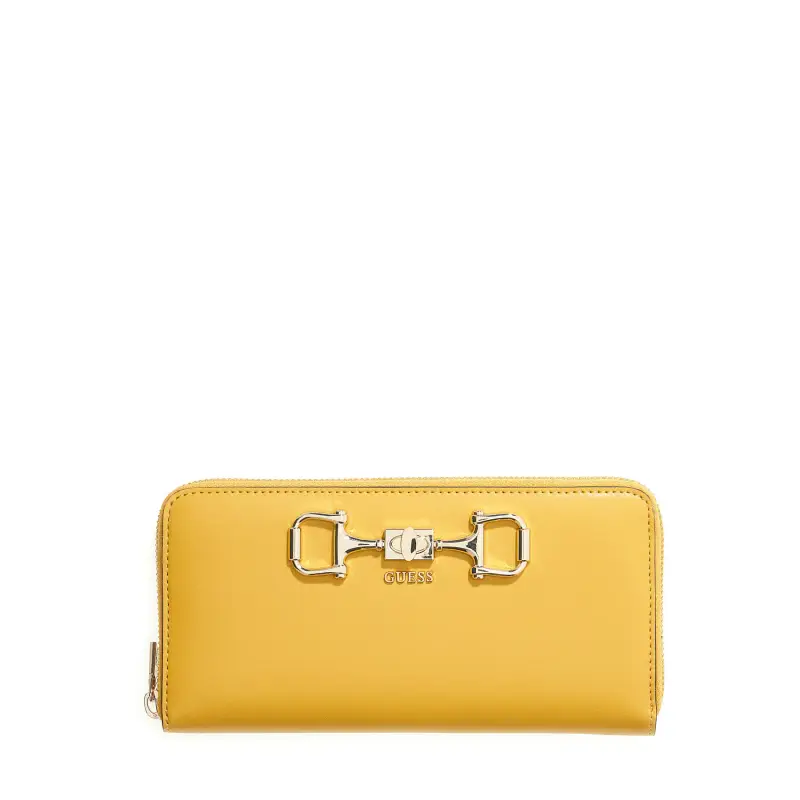 Portafoglio medio zip per donna Guess Janie SLG Large