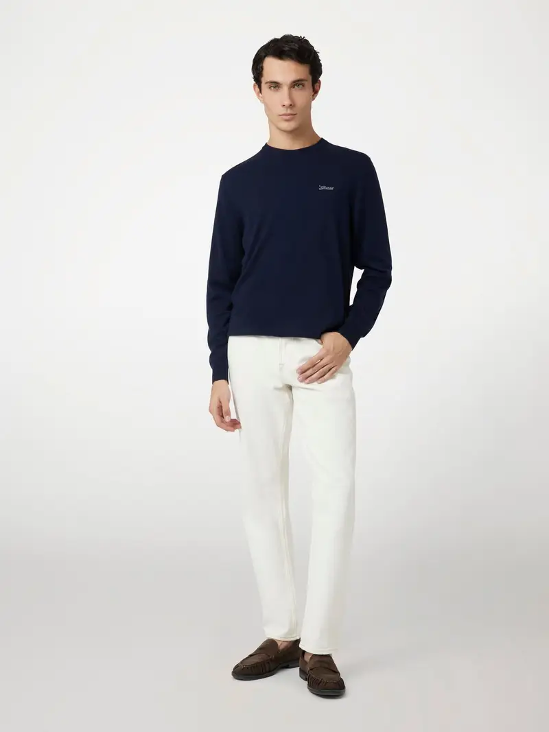 GUESS Pullover 'Daniel'  navy / grigio chiaro miniatura 2