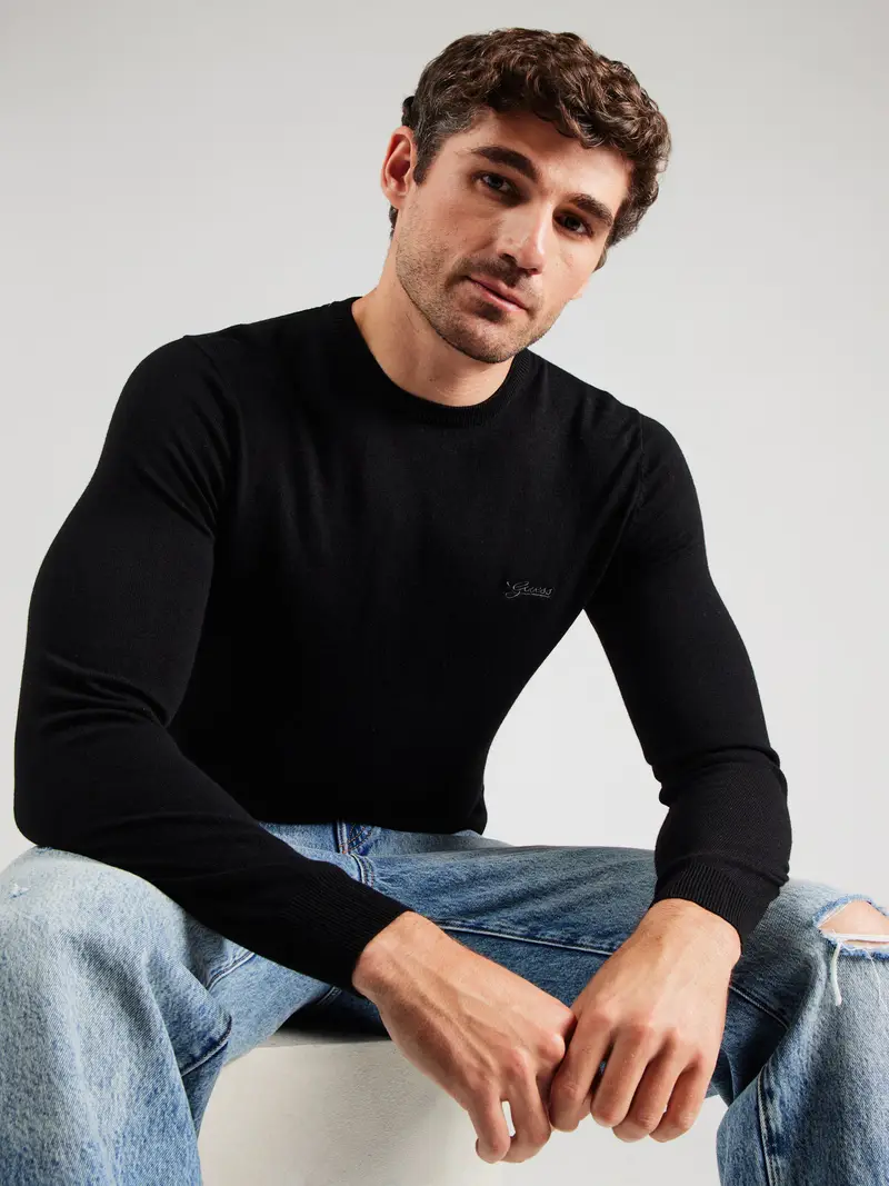 Pullover DANIEL nero miniatura 2