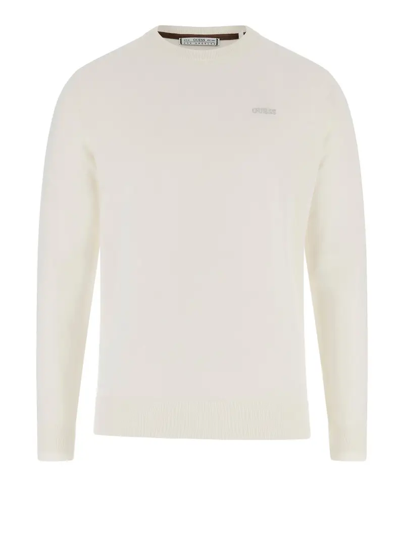 pullover guess da uomo - bianco