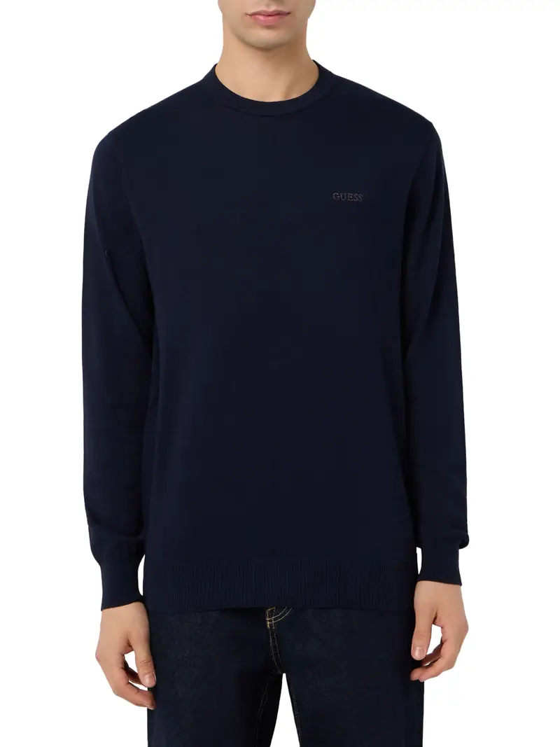 pullover guess kalil da uomo - blu
