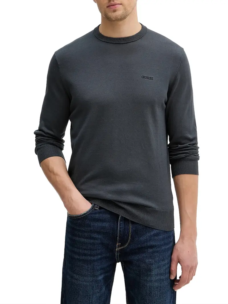 pullover guess kalil da uomo - grigio