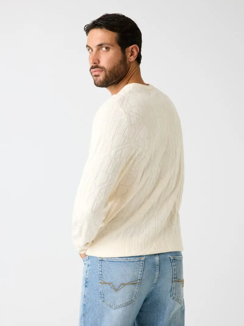 Pullover 'KEDAR' giallo chiaro miniatura 3