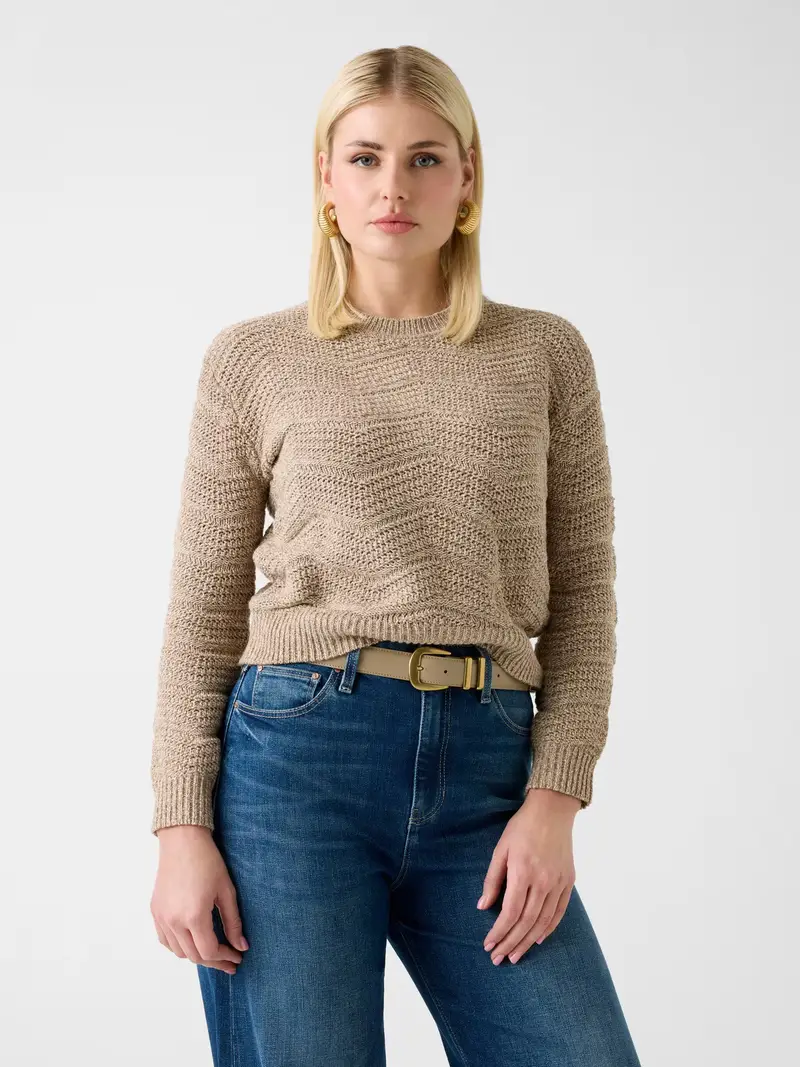 Pullover MARIANNA beige scuro miniatura 2