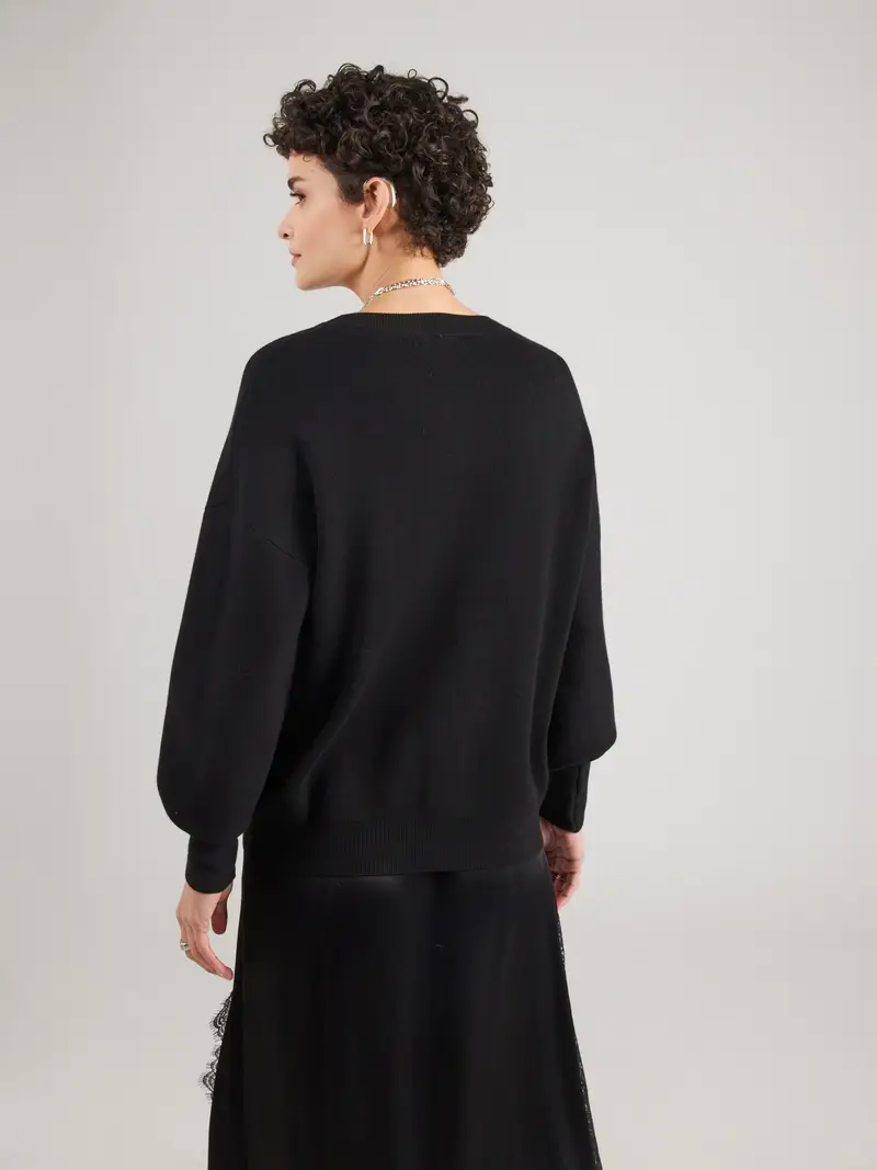 Pullover 'PARKER' nero / argento miniatura 2