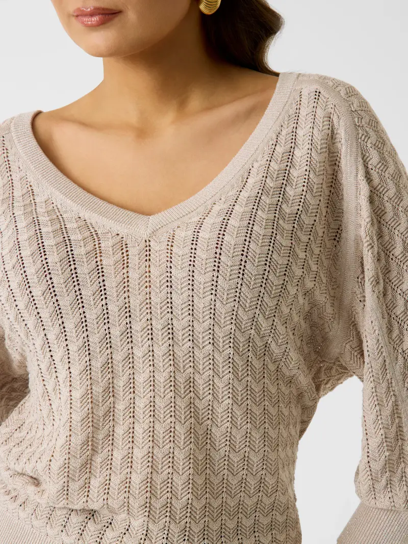 Pullover ROSALYN écru Écru miniatura 3