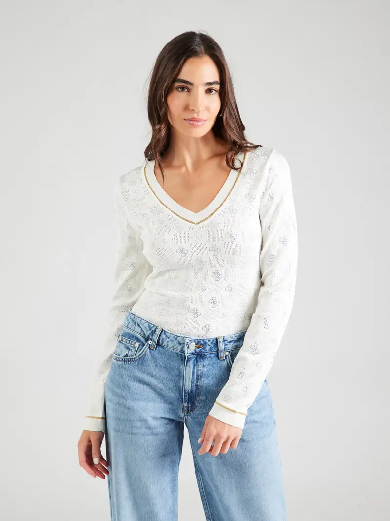 Pullover Rosie crema / oro / argento miniatura 2