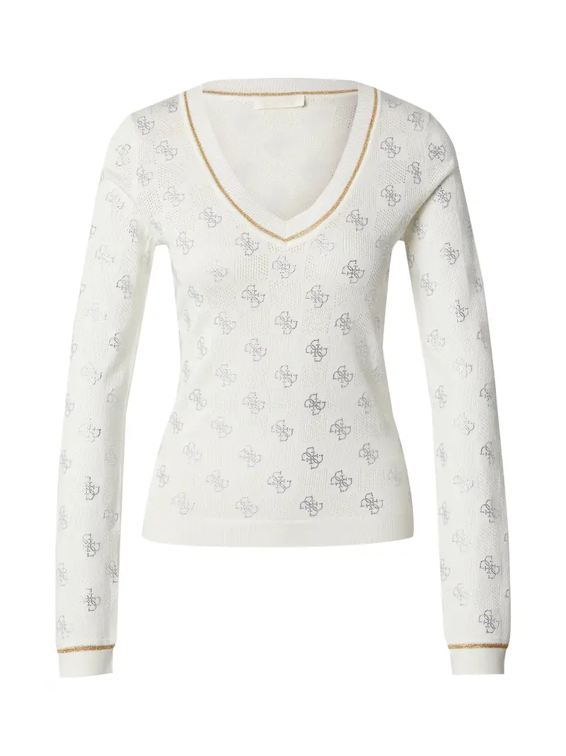 Pullover Rosie crema / oro / argento
