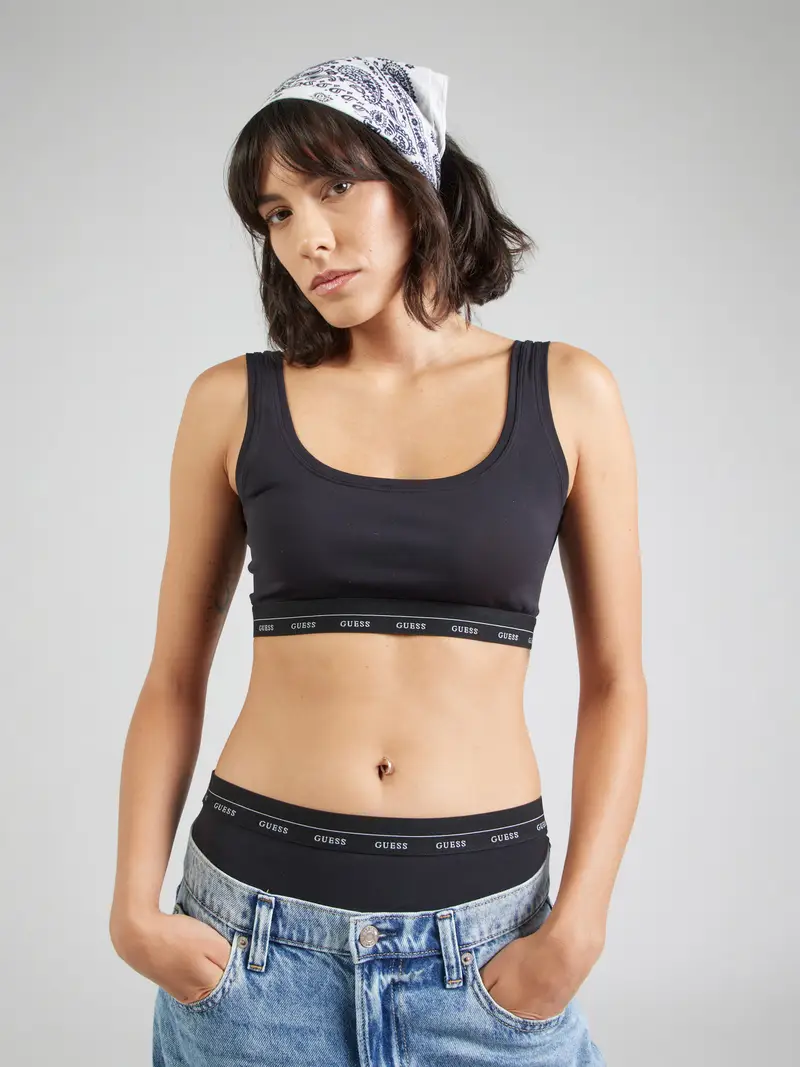 Reggiseno 'Matilde' nero / bianco miniatura 2