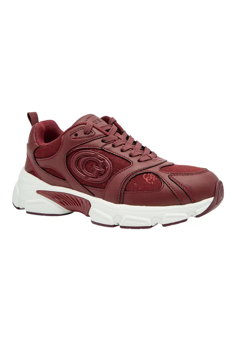 Runner Ibitha 4G logo Donna Guess BURGUNDY