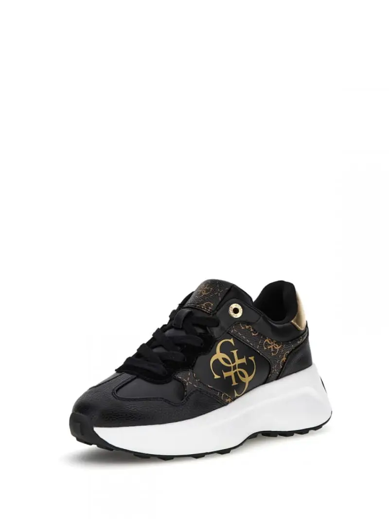 runners luckei 4g logo nere/marroni