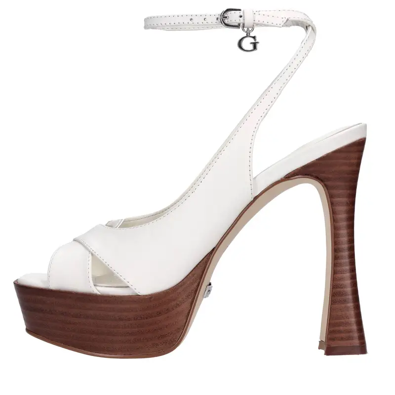 Sandali Bianco Bianco Chiari e Naturali