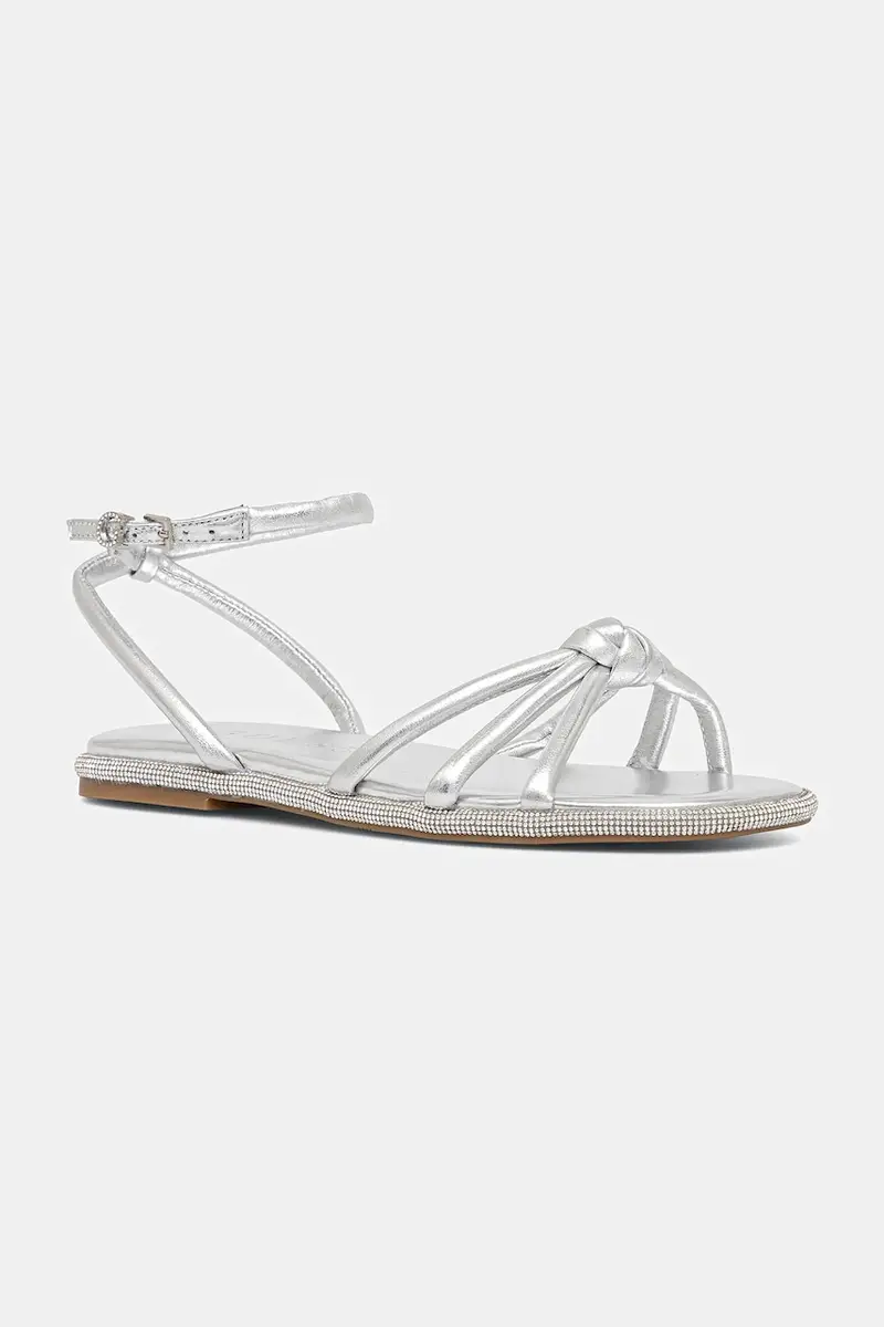 sandali in pelle SLONE donna colore argento FLJSLO LEM03