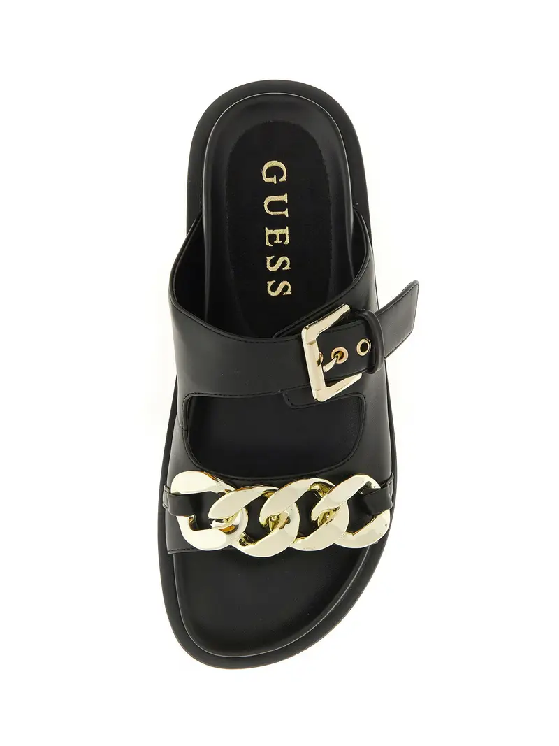 Sandalo FATEMA5 oro / nero miniatura 3