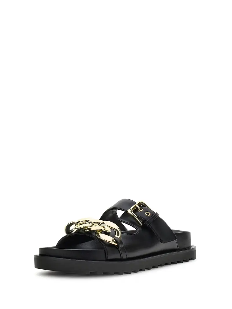Sandalo FATEMA5 oro / nero