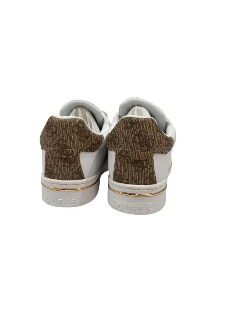 scarpe bianche donna mini logo miniatura 2