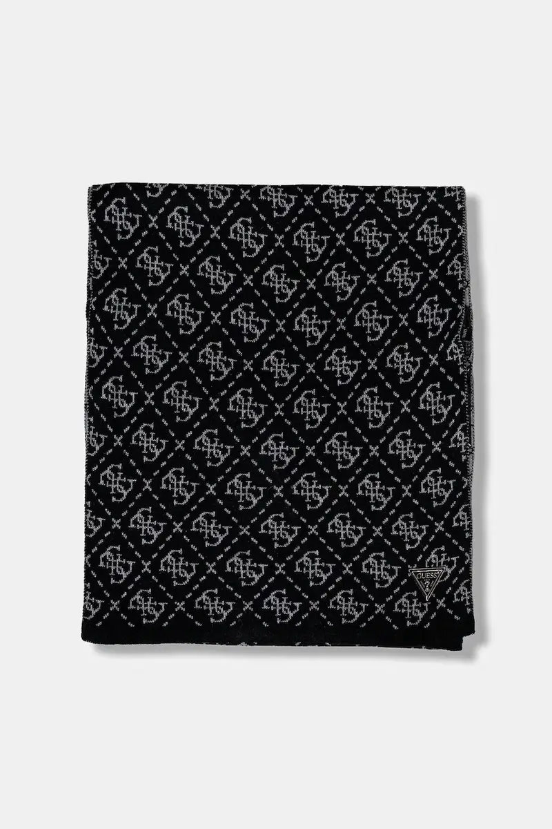 sciarpa con aggiunta di lana 4G uomo colore nero M5BZ19 Z0442 miniatura 2