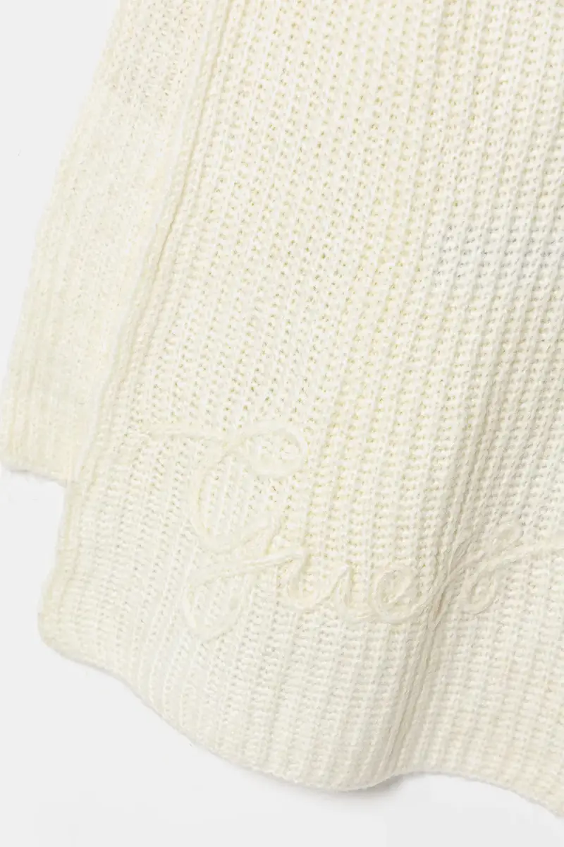 sciarpa con aggiunta di lana LEXIE Beige miniatura 2