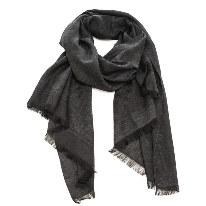 sciarpa da uomo con maxi logo 4g nera