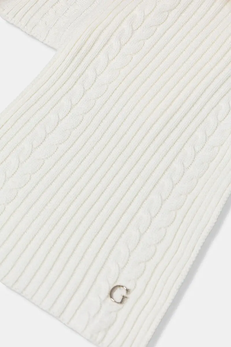 sciarpa donna colore beige AW5383 POL03 miniatura 3