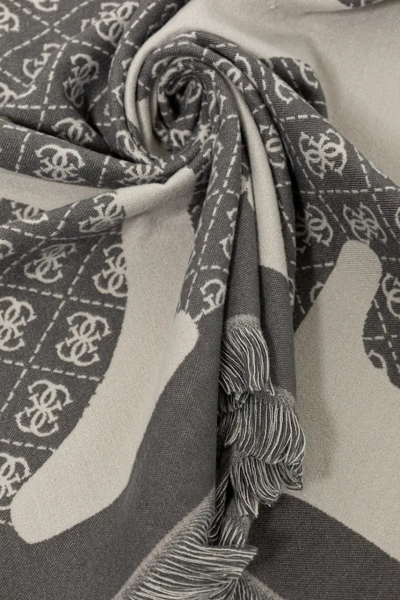 sciarpa donna colore grigio AW5418 POL03 miniatura 2