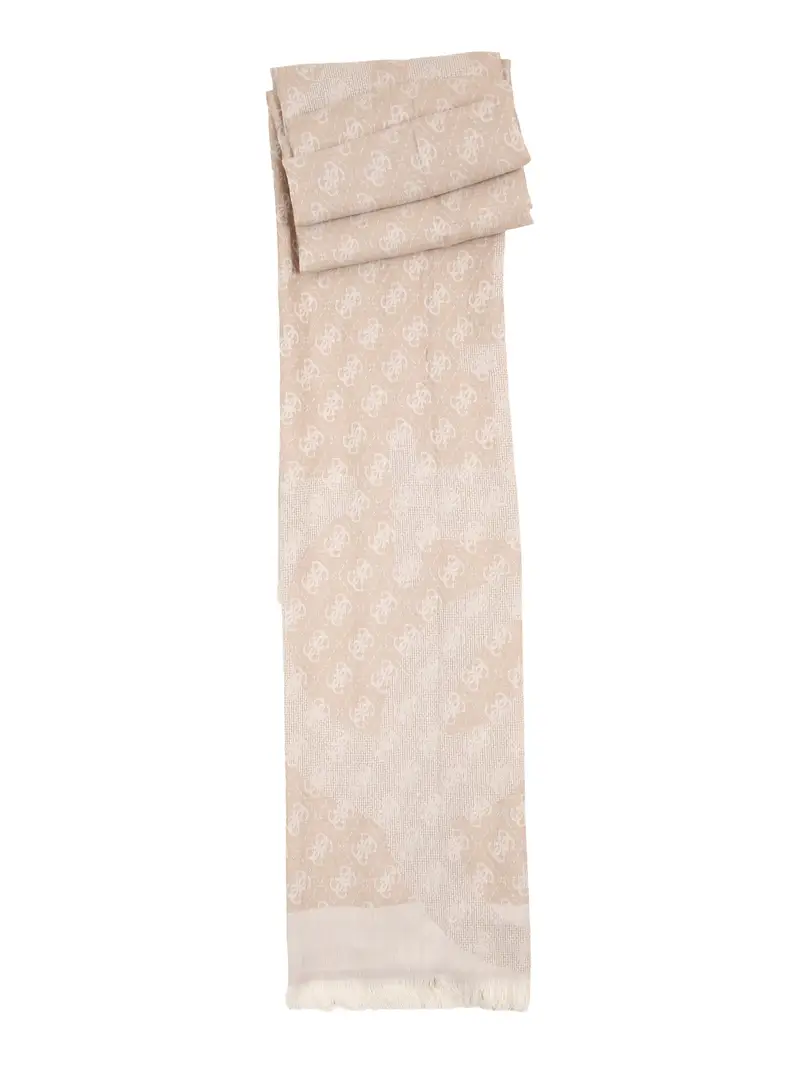 Sciarpa ERICA beige / bianco naturale