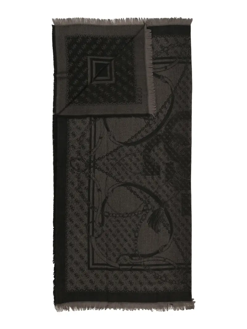 Sciarpa KEFIAH 120X120 nero miniatura 2