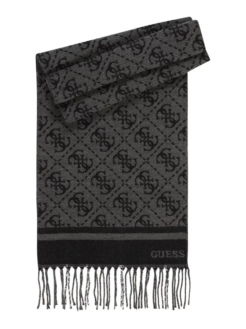 Sciarpa 'Mito' grigio chiaro / nero