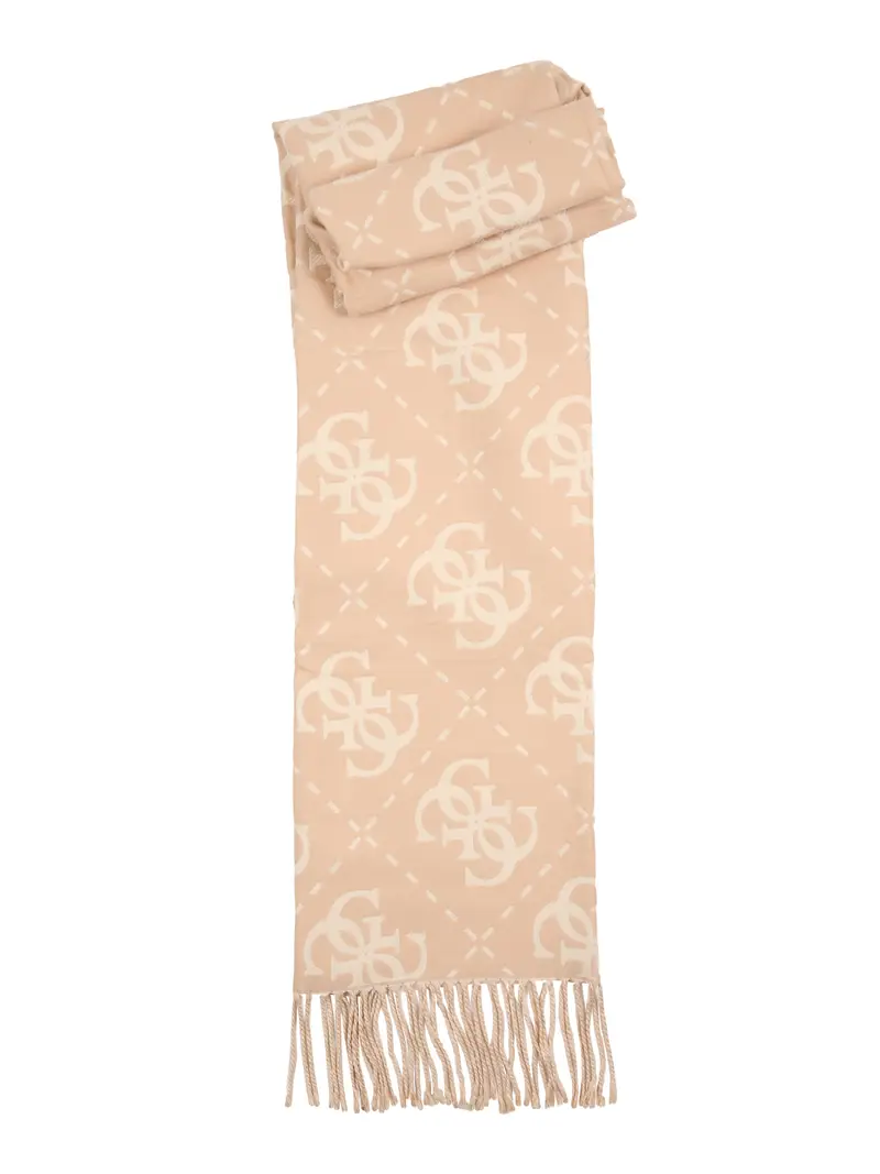 Sciarpa NOELLE II beige / bianco naturale