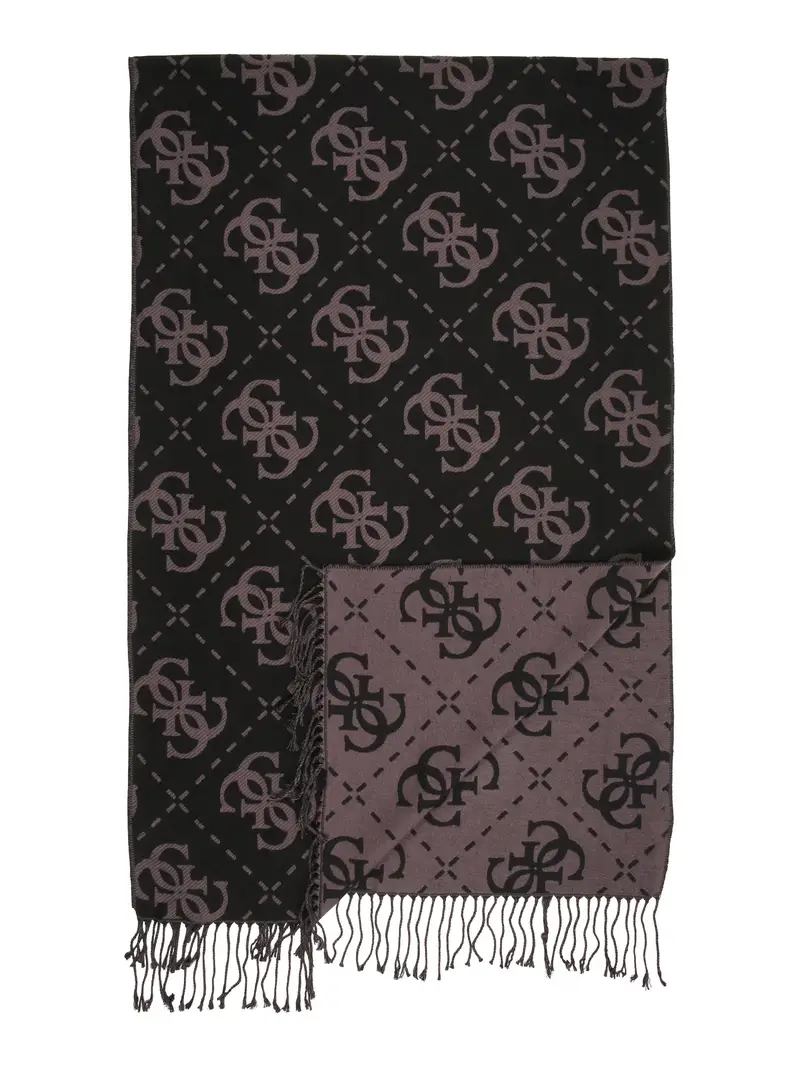 Sciarpa NOELLE II talpa / nero miniatura 2