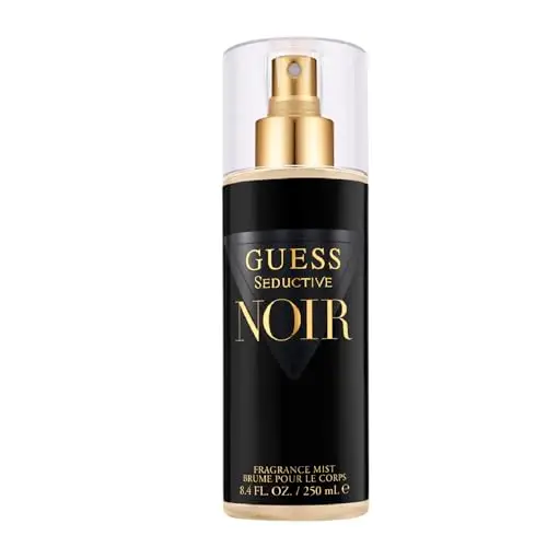 GUESS Seductive Noir, Acqua Profumata per Donna, Fragranza Floreale, Bergamotto, Petali di Iris, Gelsomino, Vaniglia,